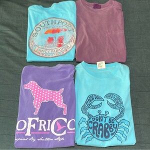 (LOT OF 4) Vintage Comfort Colors Tees
